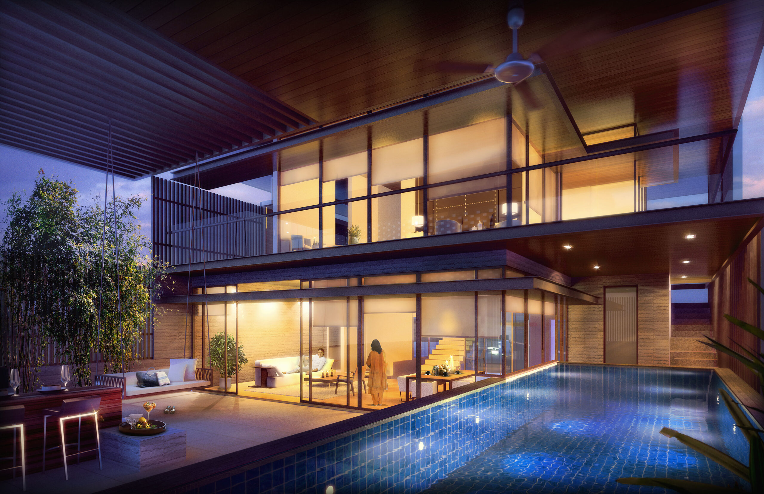 large villa outdoor room